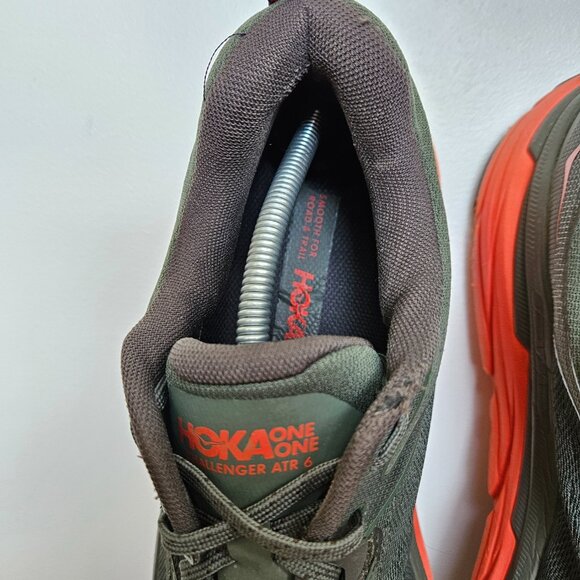 Hoka One One Challenger ATR 6 Men\'s Size 13D US 1106510 TFST Green Orange Trail main image 12